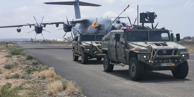Un avión español evacúa a un centenar de personas de Sudán