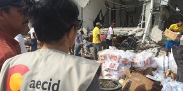 Ayuda de la AECID en el terremoto de Ecuador