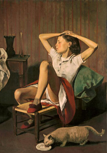 Retrospectiva en el Museo Thyssen-Bornemisza del pintor Balthus