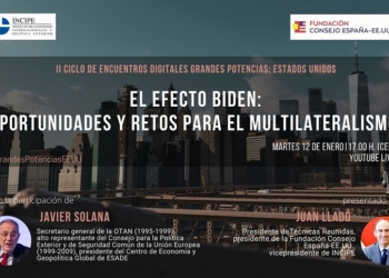 Javier Solana abordará las oportunidades y retos multilaterales del ‘efecto Biden’