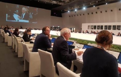 Borrell ensalza la “exitosa evolución democrática en España” ante sus colegas de la OSCE