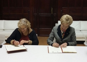 Carmena y Lajous suscriben el convenio para la ubicación de la Casa de México