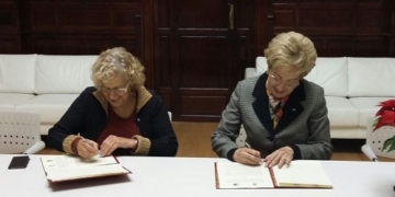 Carmena y Lajous suscriben el convenio para la ubicación de la Casa de México