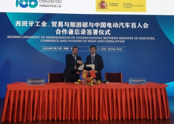 España y China desarrollarán conjuntamente el vehículo eléctrico