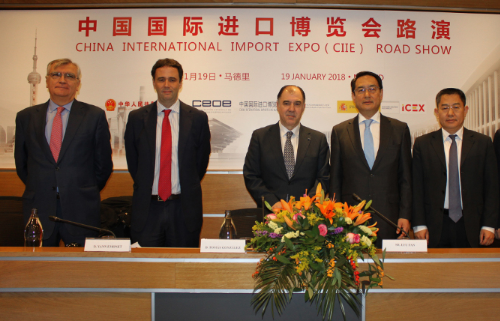 Un centenar de empresas en la presentación de la China International Import Expo