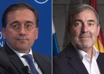 Albares asegura a Clavijo que las maniobras navales marroquíes se realizan “lejos de aguas españolas”