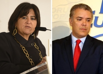 ‘Santistas’ y ‘uribistas’ discrepan en Madrid sobre el proceso de paz