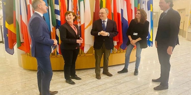 Diputados españoles acuden al VII Pleno de la Conferencia sobre el Futuro de Europa