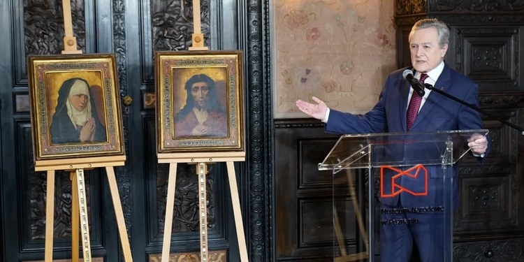 Polonia recibe los dos cuadros del Museo de Pontevedra expoliados por los nazis