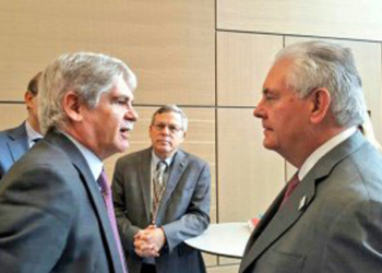 México, Venezuela y Cuba, presentes en la primera reunión oficial Dastis-Tillerson