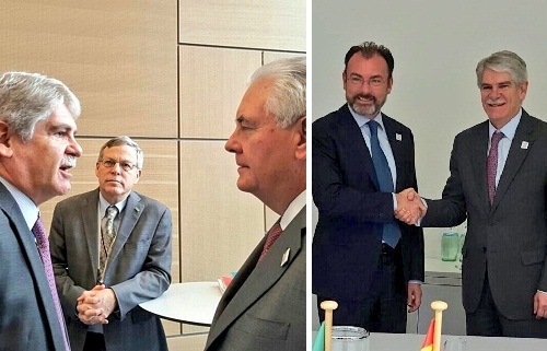 Dastis transmite a Tillerson y Videgaray que «México importa  en España»