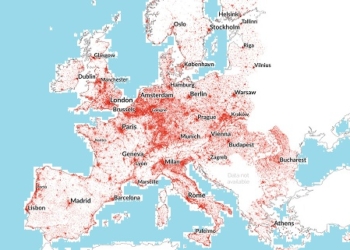 España es el país europeo con más población por superficie habitada