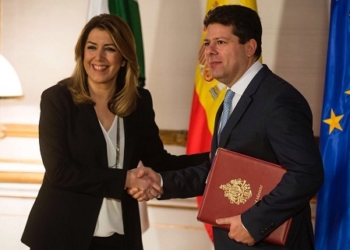 Díaz y Picardo exploran en Sevilla vías para reducir el impacto del ‘Brexit’