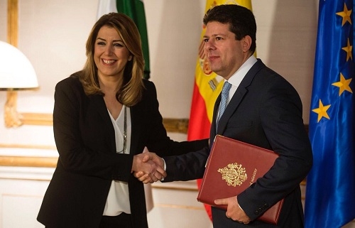 Díaz y Picardo exploran en Sevilla vías para reducir el impacto del ‘Brexit’