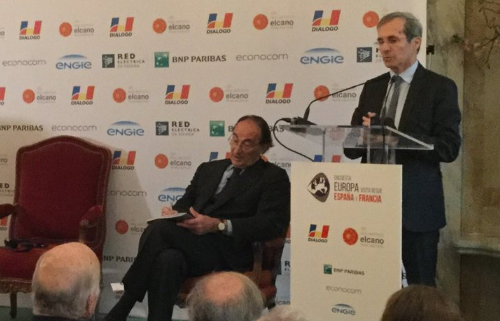 The ambassador during the report’s presentation./ Photo: @rielcano