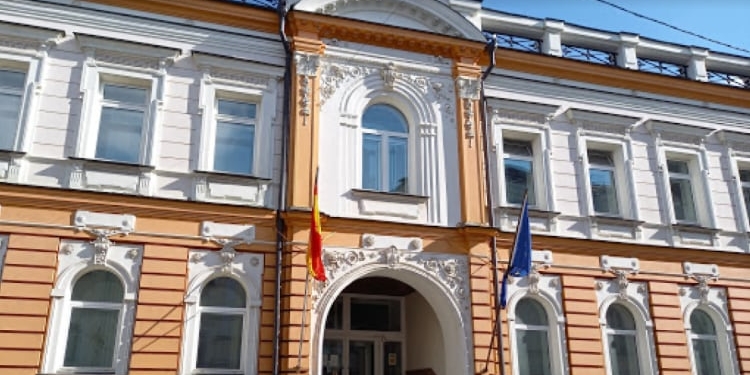 Embajada de España en Moscú.