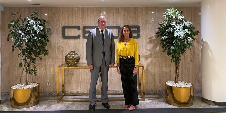 El embajador de Estonia analiza con CEOE Internacional los retos de la futura reconstrucción de Ucrania