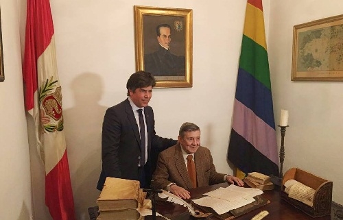 El embajador de Perú prepara en Andalucía el aniversario del Inca Garcilaso