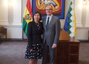 La nueva embajadora de Bolivia llevará “en alto» el nombre de su país