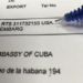 La Embajada de Cuba acusa a una mensajería de negarle sus servicios a causa del bloqueo