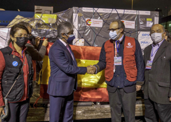 Primeras donaciones de vacunas de España en Iberoamérica a través de Covax