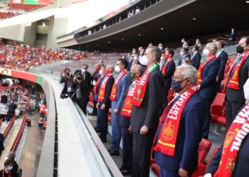 España y Portugal presentan en Madrid la candidatura ibérica para el Mundial de fútbol 2030