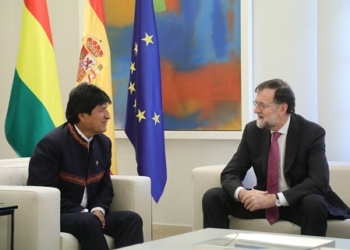 Evo Morales pide a Rajoy que lleve a la UE la exención de visados para bolivianos
