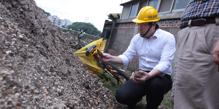 La excavación arqueológica se lleva a cabo en una zona en la que estaba prevista la instalación de dos estacionamientos públicos./ Fotos: Cortesía de la Oficina Económica y Cultural de Taipei.