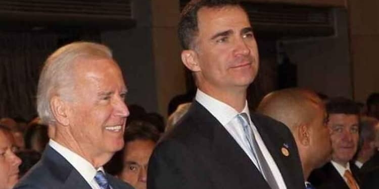 El Rey acudirá a recibir a Biden a Torrejón y después conversarán en el Palacio Real