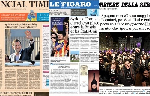 Elecciones, Cataluña y recuperación: imagen de España en la prensa mundial