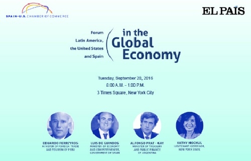 De Guindos asiste en Nueva York al foro sobre España, EEUU y América Latina
