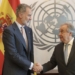 El Rey almuerza en Nueva York con el secretario general de la ONU, António Guterres