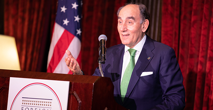 El presidente de Iberdrola recibe en Nueva York el Premio al Liderazgo en ESG de la Foreign Policy Association