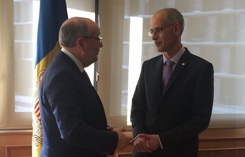 García Casas ofrece apoyo a Andorra de cara a la Cumbre Iberoamericana