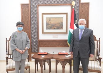 González Laya anuncia en Ramala la entrega de cuatro millones de euros a UNRWA