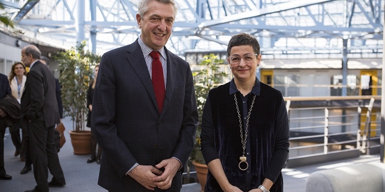 La ministra de Exteriores defiende en Ginebra el desarme y la igualdad de género