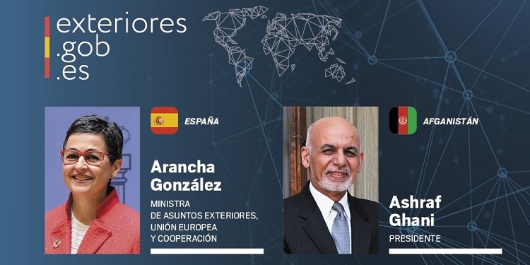 González Laya asegura a Ghani que España seguirá comprometida con Afganistán