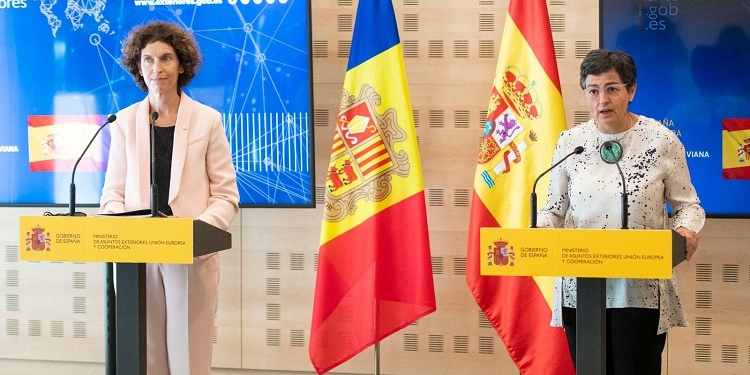 González Laya defiende los derechos socio-laborales de los españoles en Andorra