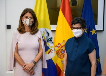 Laya pregunta a su homóloga colombiana sobre los procesos abiertos tras las protestas