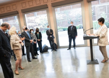 El eje franco-alemán reivindica en España su papel en el nuevo mundo de Joe Biden