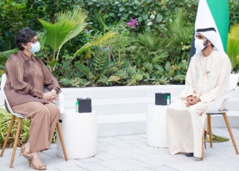 González Laya ofrece el Plan de Recuperación español a los inversores emiratíes