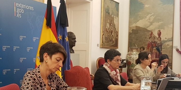 González Laya anuncia la próxima firma del nuevo marco de cooperación con Palestina