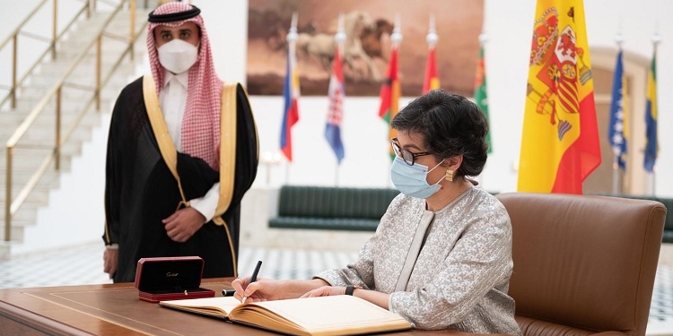 González Laya invita a Arabia Saudí a participar en la recuperación económica de España