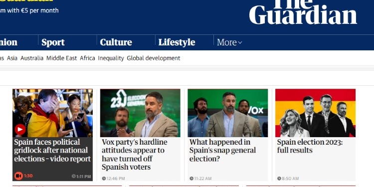 La prensa internacional destaca la “incertidumbre” a que se enfrenta España tras el 23-J