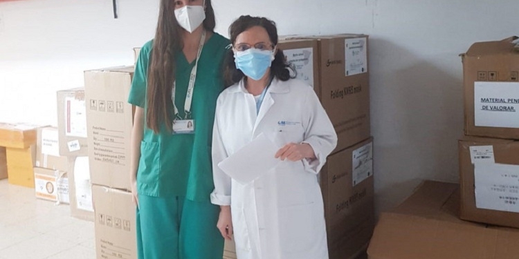 El corredor aéreo de Iberia ha traído en un mes 46 millones de equipos de protección