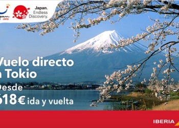 Iberia y la Oficina de Turismo japonesa lanzan una oferta para volar a Tokio