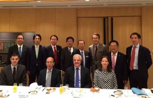 Ildefonso Castro prepara el terreno para la próxima visita de los Reyes a Japón