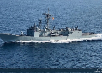 La fragata Canarias se prepara contra los drones no tripulados