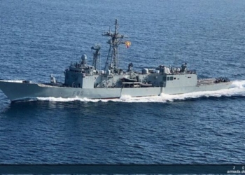 La fragata Canarias se prepara contra los drones no tripulados