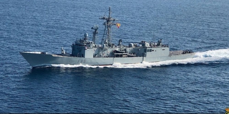 La fragata Canarias se prepara contra los drones no tripulados